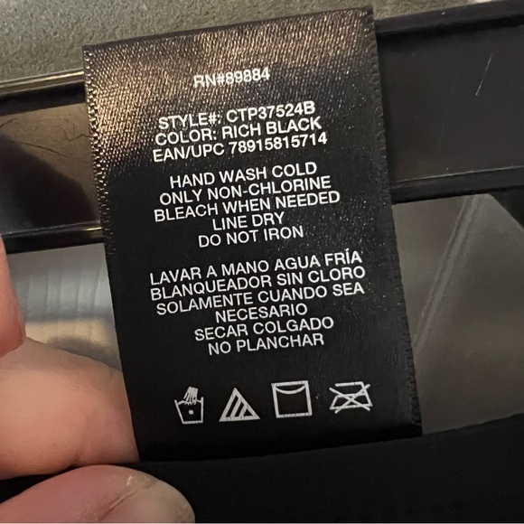 Catalina Black Swim Bottoms 2X - Picture 6 of 6